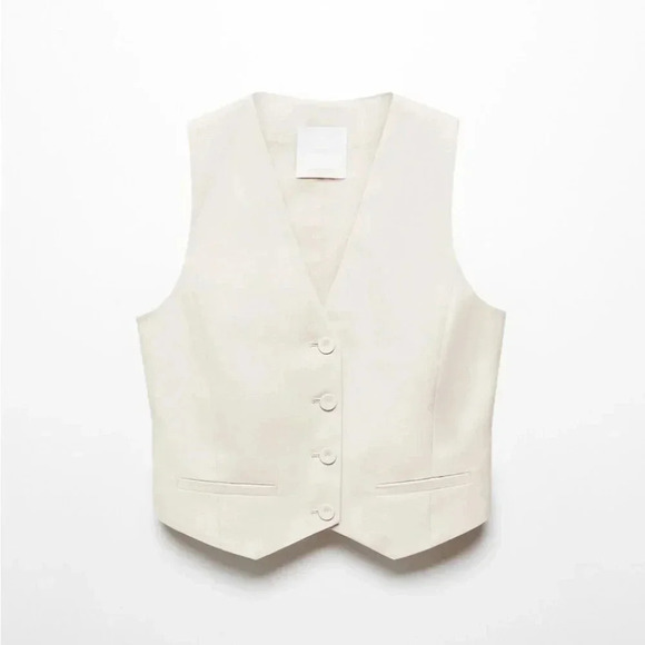 Mango Alicante Waistcoat NWT - Picture 6 of 12